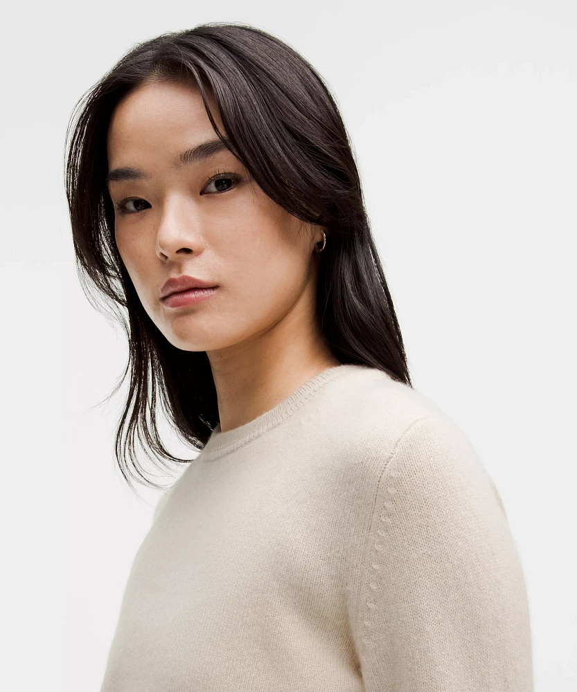 Cashmere Slim-Fit Crewneck Sweater | Women's Sweaters