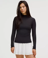 Hold Tight Lettuce-Edge Turtleneck *Sparkle | Women's Sweaters