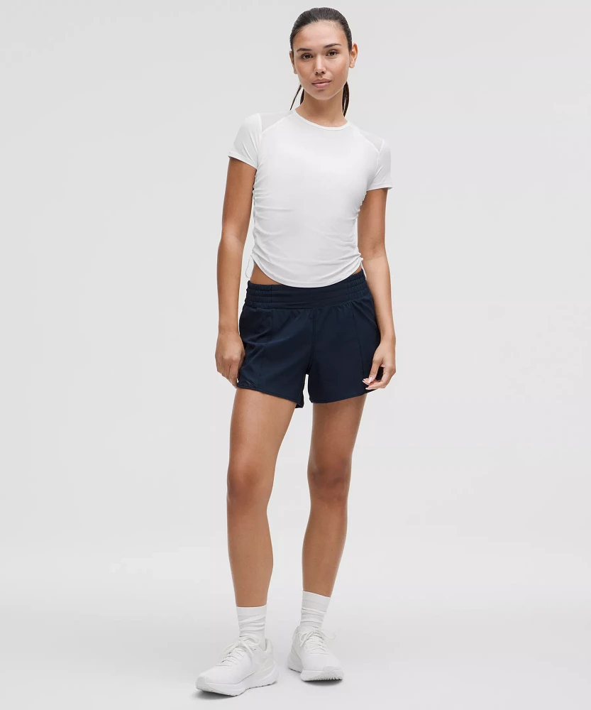 Sculpt Cinched Short-Sleeve Shirt | Women's Short Sleeve Shirts & Tee's