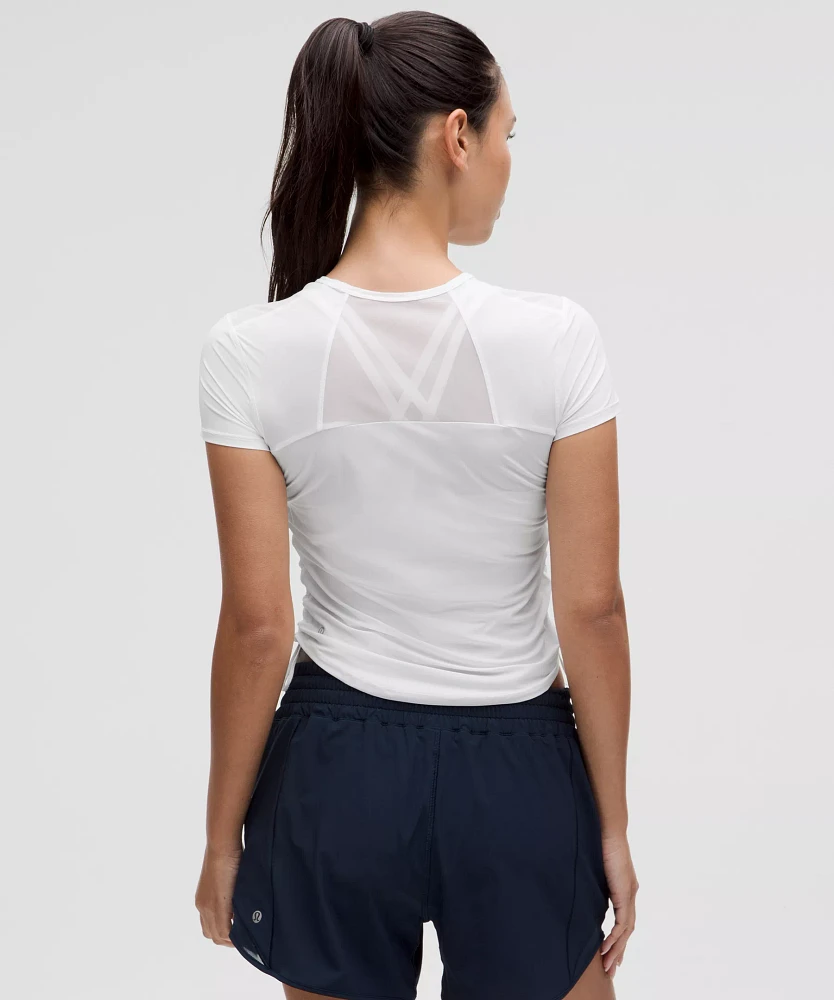 Sculpt Cinched Short-Sleeve Shirt | Women's Short Sleeve Shirts & Tee's