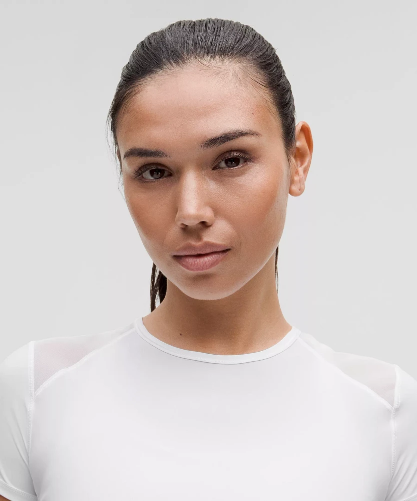 Sculpt Cinched Short-Sleeve Shirt | Women's Short Sleeve Shirts & Tee's