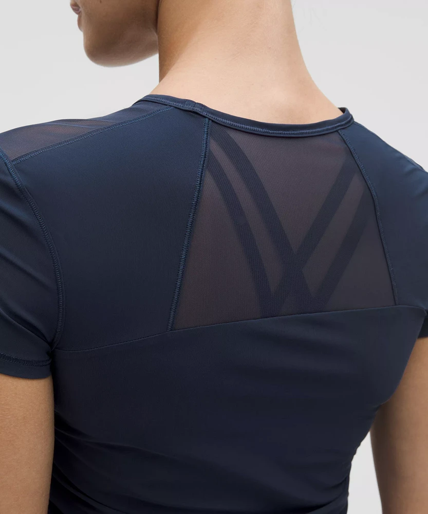Sculpt Cinched Short-Sleeve Shirt | Women's Short Sleeve Shirts & Tee's