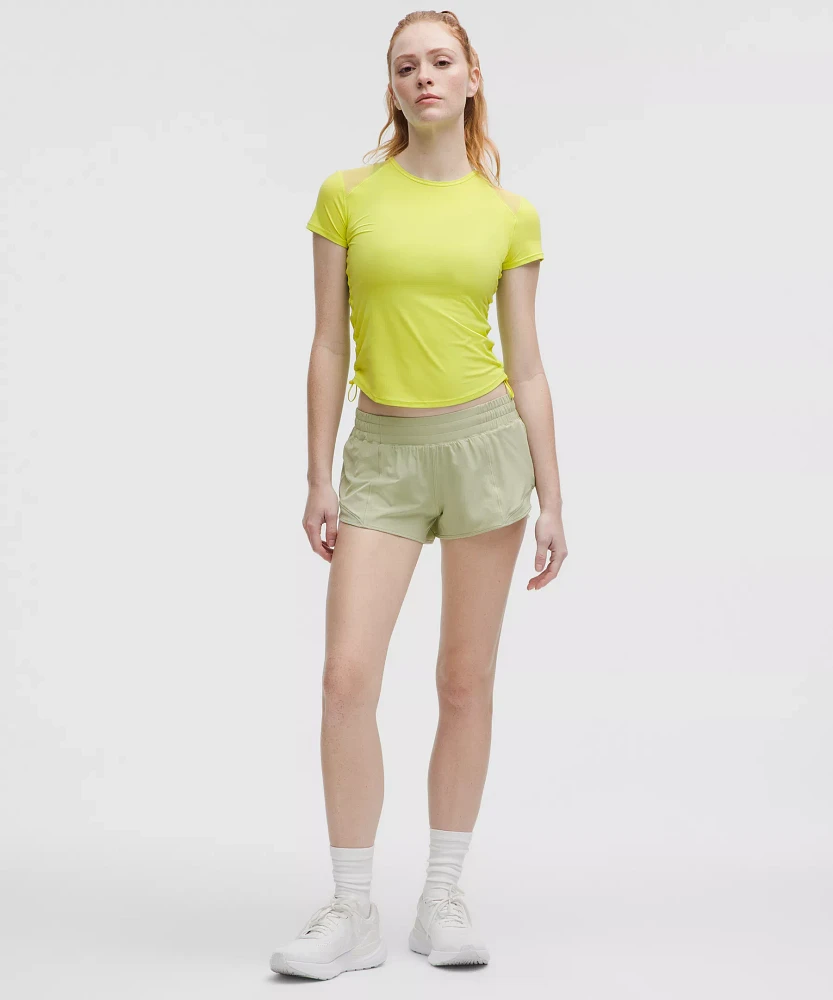Sculpt Cinched Short-Sleeve Shirt | Women's Short Sleeve Shirts & Tee's