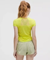 Sculpt Cinched Short-Sleeve Shirt | Women's Short Sleeve Shirts & Tee's