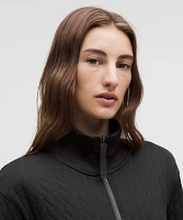 Engineered Warmth Cable-Knit Half Zip | Women's Hoodies & Sweatshirts