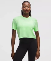 Swiftly High-Low Cropped Short-Sleeve Shirt | Women's Short Sleeve Shirts & Tee's