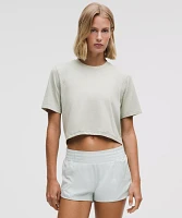 Swiftly High-Low Cropped Short-Sleeve Shirt | Women's Short Sleeve Shirts & Tee's