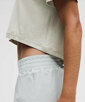 Swiftly High-Low Cropped Short-Sleeve Shirt | Women's Short Sleeve Shirts & Tee's