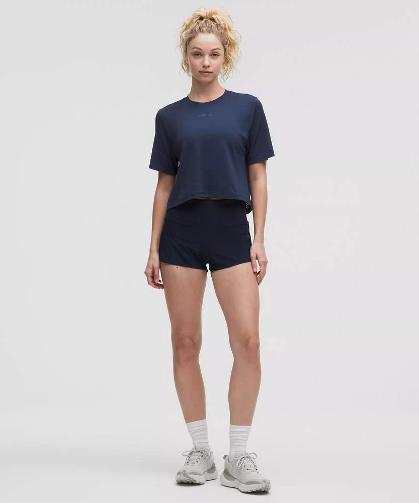 Swiftly Cropped Oversized T-Shirt | Women's Short Sleeve Shirts & Tee's