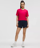 Swiftly High-Low Cropped Short-Sleeve Shirt | Women's Short Sleeve Shirts & Tee's