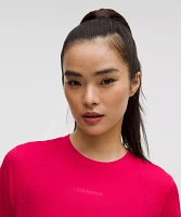 Swiftly High-Low Cropped Short-Sleeve Shirt | Women's Short Sleeve Shirts & Tee's