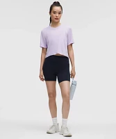 Swiftly High-Low Cropped Short-Sleeve Shirt | Women's Short Sleeve Shirts & Tee's