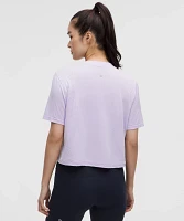 Swiftly High-Low Cropped Short-Sleeve Shirt | Women's Short Sleeve Shirts & Tee's