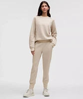 Waffle-Knit Crewneck Long-Sleeve Shirt | Women's Long Sleeve Shirts