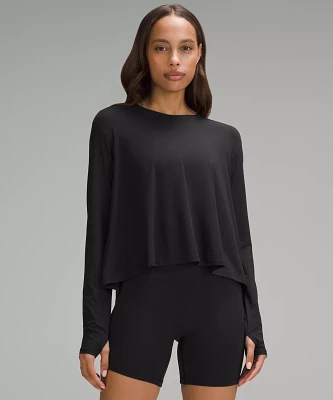 Modal Relaxed-Fit Lounge Long-Sleeve Shirt | Women's Long Sleeve Shirts