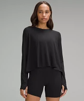 Modal Relaxed-Fit Lounge Long-Sleeve Shirt | Women's Long Sleeve Shirts