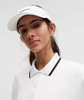 Textured Long-Sleeve Tennis Polo Shirt | Women's Long Sleeve Shirts