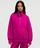 Scuba Oversized Funnel-Neck Half Zip *Long | Women's Hoodies & Sweatshirts