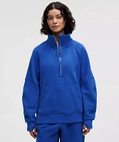 Scuba Oversized Funnel-Neck Half Zip *Long | Women's Hoodies & Sweatshirts