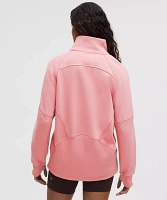 Scuba Oversized Funnel-Neck Half Zip *Long | Women's Hoodies & Sweatshirts