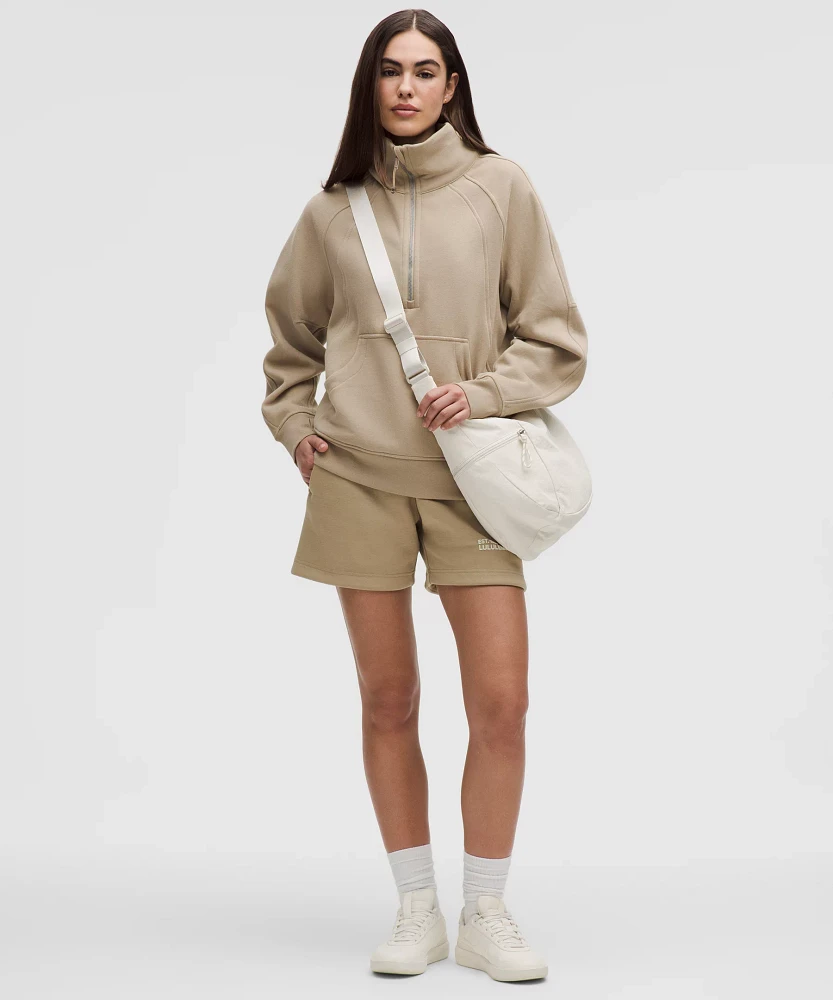 Scuba Oversized Funnel-Neck Half Zip *Long | Women's Hoodies & Sweatshirts