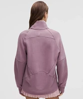 Scuba Oversized Funnel-Neck Half Zip *Long | Women's Hoodies & Sweatshirts