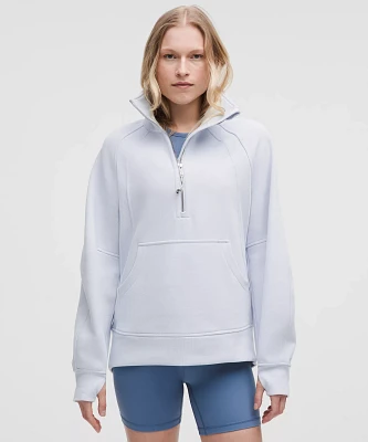 Scuba Oversized Funnel-Neck Half Zip *Long | Women's Hoodies & Sweatshirts