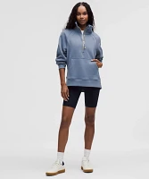 Scuba Oversized Funnel-Neck Half Zip *Long | Women's Hoodies & Sweatshirts
