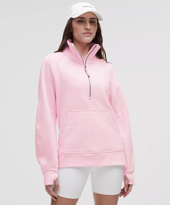 Scuba Oversized Funnel-Neck Half Zip *Long | Women's Hoodies & Sweatshirts
