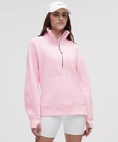 Scuba Oversized Funnel-Neck Half Zip *Long | Women's Hoodies & Sweatshirts