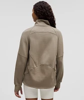 Scuba Oversized Funnel-Neck Half Zip *Long | Women's Hoodies & Sweatshirts