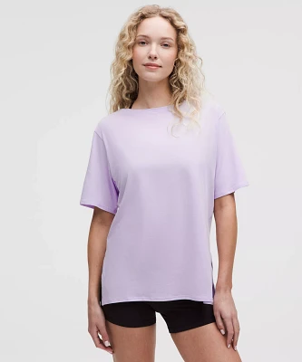 Relaxed-Fit Boatneck T-Shirt | Women's Short Sleeve Shirts & Tee's