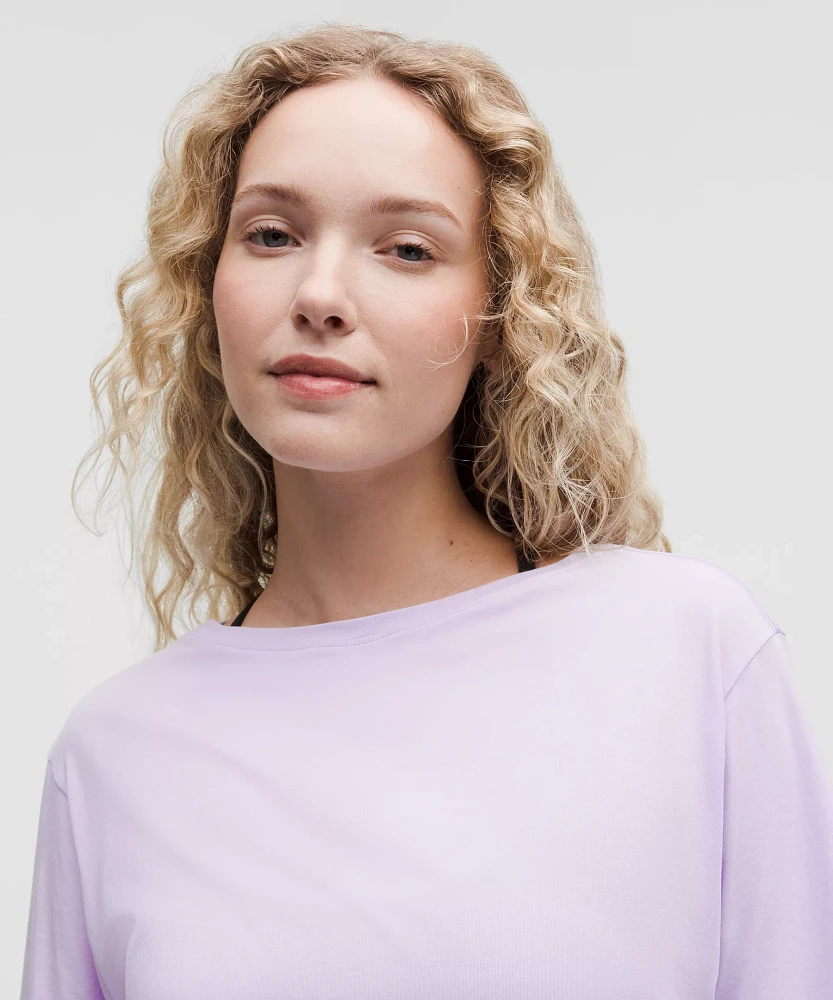 Relaxed-Fit Boatneck T-Shirt | Women's Short Sleeve Shirts & Tee's