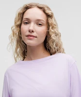 Relaxed-Fit Boatneck T-Shirt | Women's Short Sleeve Shirts & Tee's