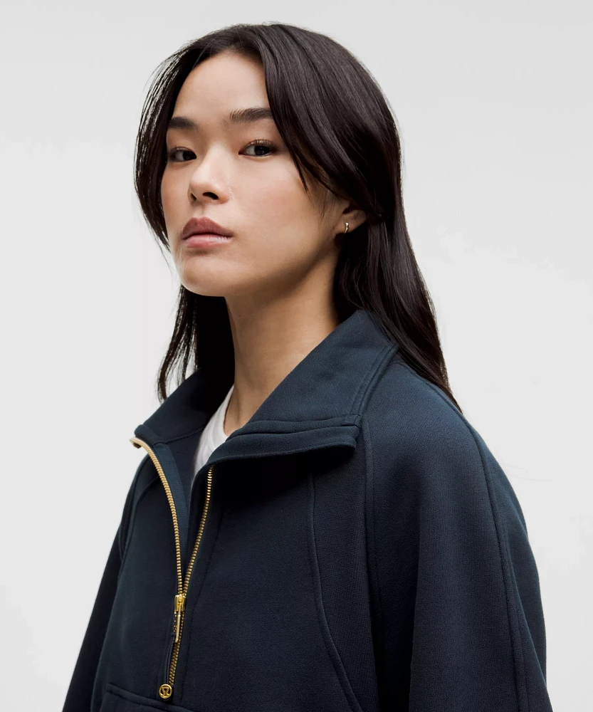 Scuba Oversized Funnel-Neck Half Zip | Women's Hoodies & Sweatshirts