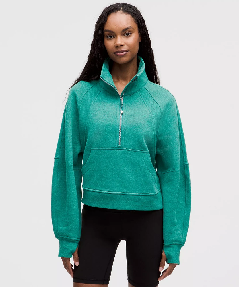 Scuba Oversized Funnel-Neck Half Zip | Women's Hoodies & Sweatshirts