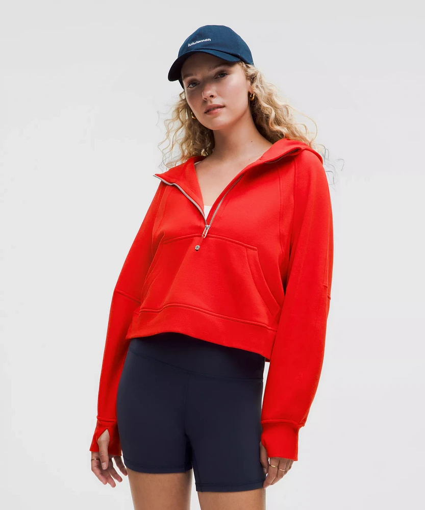 Scuba Oversized Half-Zip Hoodie | Women's Hoodies & Sweatshirts