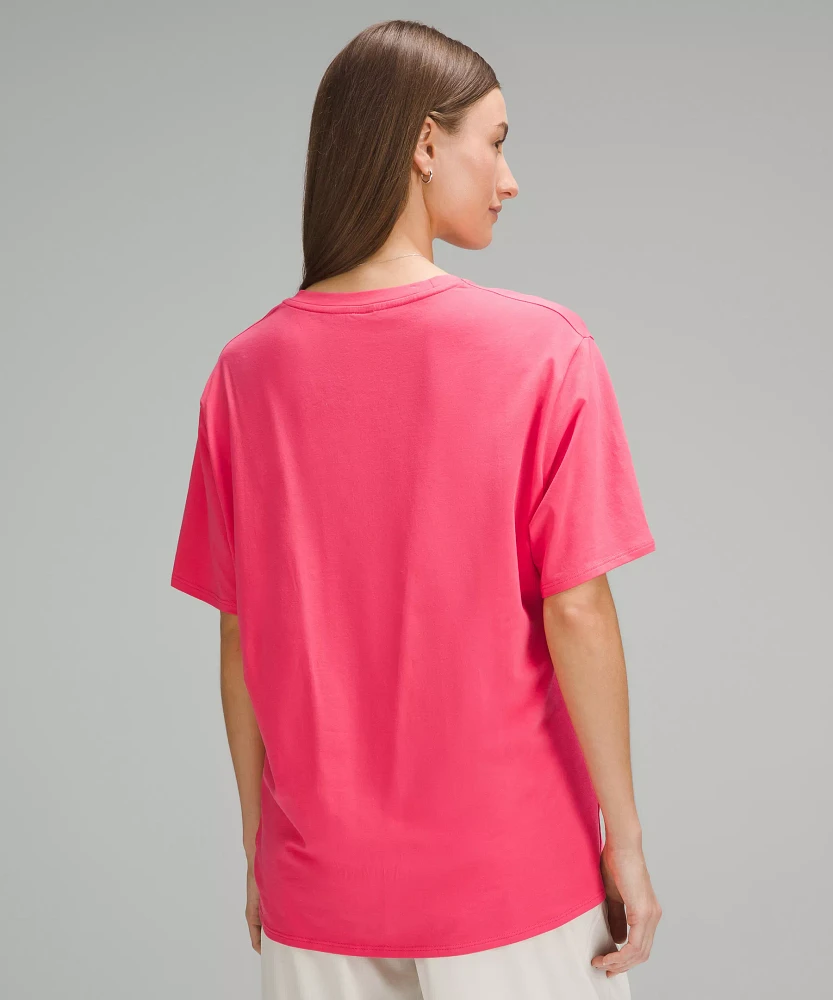 Side-Cinch Cotton T-Shirt | Women's Short Sleeve Shirts & Tee's