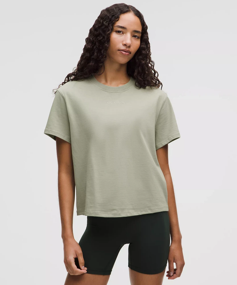 Relaxed-Fit Cotton Jersey T-Shirt *Wordmark | Women's Short Sleeve Shirts & Tee's