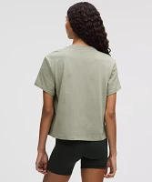 Relaxed-Fit Cotton Jersey T-Shirt *Wordmark | Women's Short Sleeve Shirts & Tee's