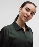 Stretch Satin Nylon Jacket | Women's Coats & Jackets