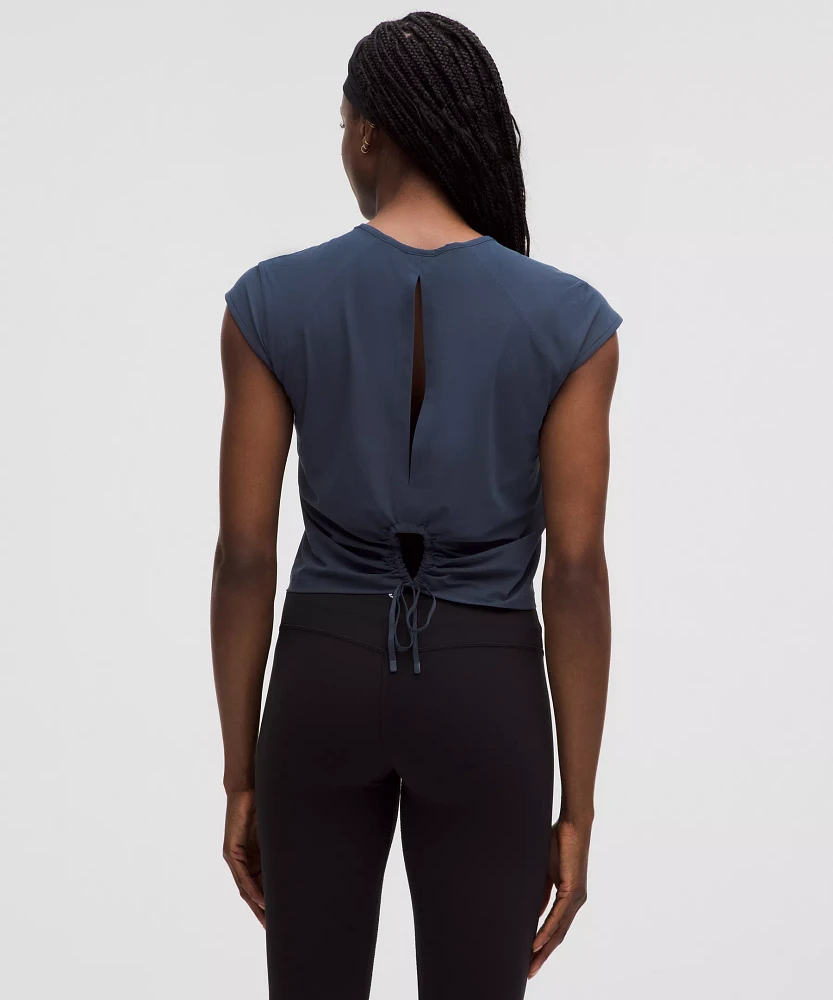 Cinch-Back Short-Sleeve Shirt | Women's Short Sleeve Shirts & Tee's