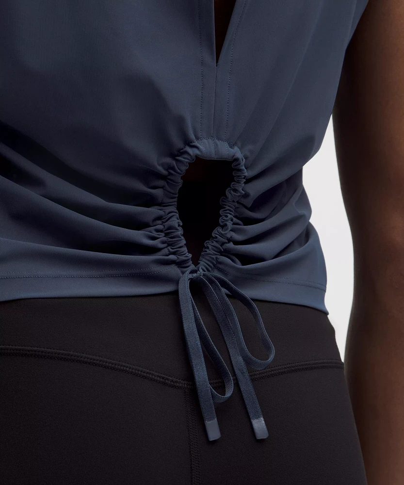 Cinch-Back Short-Sleeve Shirt | Women's Short Sleeve Shirts & Tee's