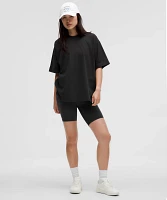 Cotton Jersey Oversized Short-Sleeve Shirt | Women's Short Sleeve Shirts & Tee's