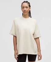Cotton Jersey Oversized Short-Sleeve Shirt | Women's Short Sleeve Shirts & Tee's