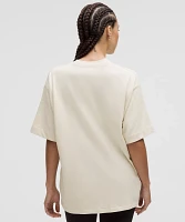 Cotton Jersey Oversized Short-Sleeve Shirt | Women's Short Sleeve Shirts & Tee's