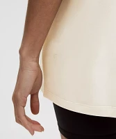 Cotton Jersey Oversized Short-Sleeve Shirt | Women's Short Sleeve Shirts & Tee's