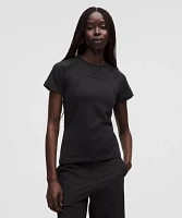 Cotton Terry Short-Sleeve Shirt *SLNSH Collection | Women's Short Sleeve Shirts & Tee's