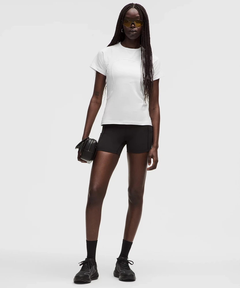 Cotton Terry Short-Sleeve Shirt *SLNSH Collection | Women's Short Sleeve Shirts & Tee's