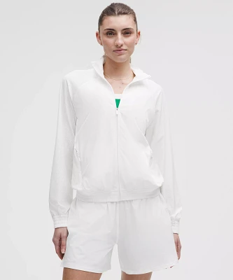 Adapted State Perforated Track Jacket | Women's Coats & Jackets